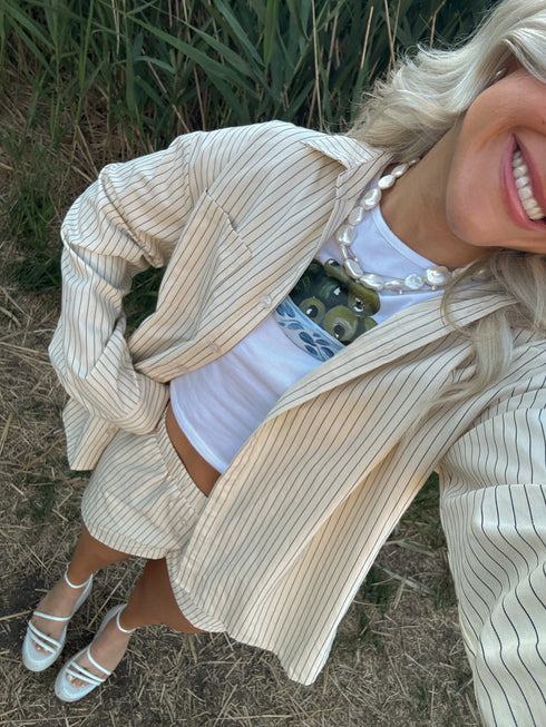 Boyish Babe Button Up